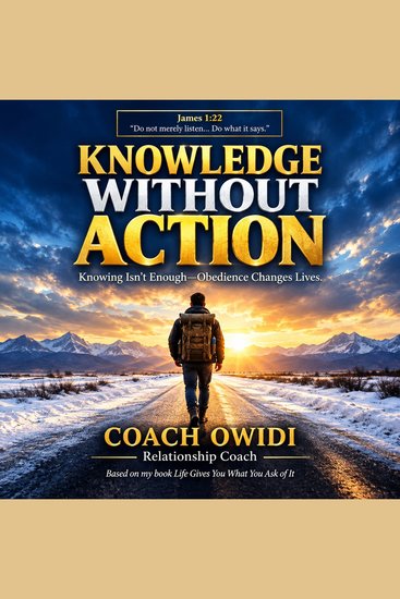 Knowledge Without Action - Know all you want Read all you want Plan all you want Without action it is all useless - cover