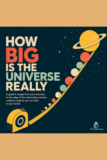 How Big Is the Universe Really - A Guided Voyage from Your Doorstep to the Edge of the Observable Universe Scaled to Objects You Can Hold in Your Hands - cover