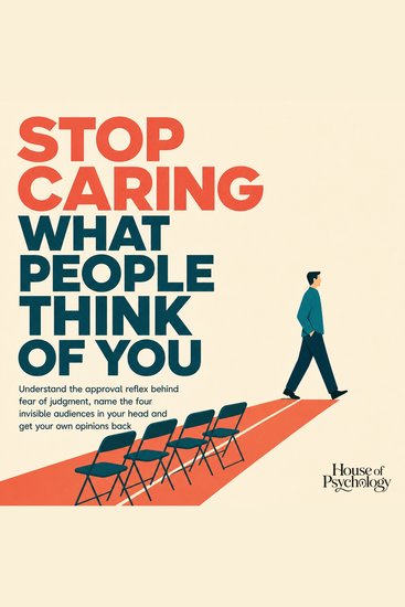 Stop Caring What People Think of You - Understand the Approval Reflex Behind Fear of Judgment Name the Four Invisible Audiences in Your Head and Get Your Own Opinions Back - cover