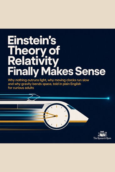 Einstein's Theory of Relativity Finally Makes Sense - Why Nothing Outruns Light Why Moving Clocks Run Slow and Why Gravity Bends Space Told in Plain English for Curious Adults - cover