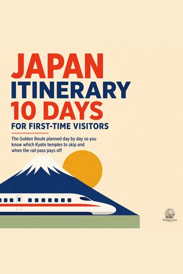 Japan Itinerary 10 Days for First Time Visitors - The Golden Route Planned Day by Day so You Know Which Kyoto Temples to Skip and When the Rail Pass Pays Off - cover