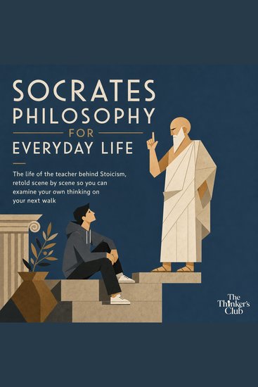 Socrates Philosophy for Everyday Life - The Life of the Teacher Behind Stoicism Retold Scene by Scene so You Can Examine Your Own Thinking on Your Next Walk - cover