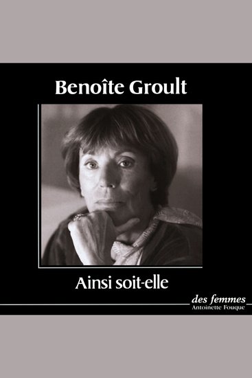 Ainsi soit-elle - cover