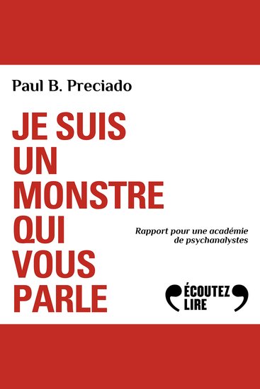 Je suis un monstre qui vous parle - cover