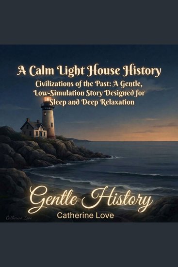 A Calm Light House History - Civilizations of the Past: A Gentle Low-Stimulation Story Designed for Sleep and Deep Relaxation - cover