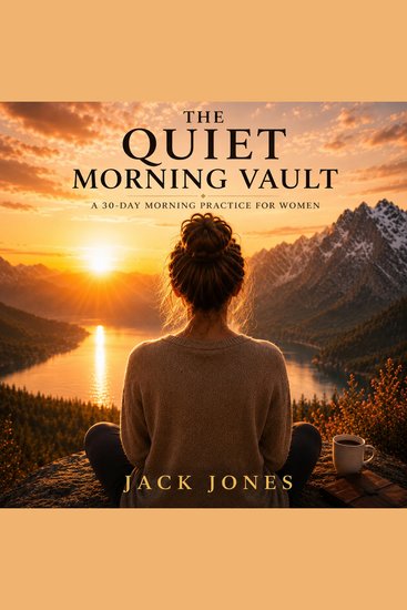 The Quiet Morning Vault - A 30-Day Morning Practice for Women - cover