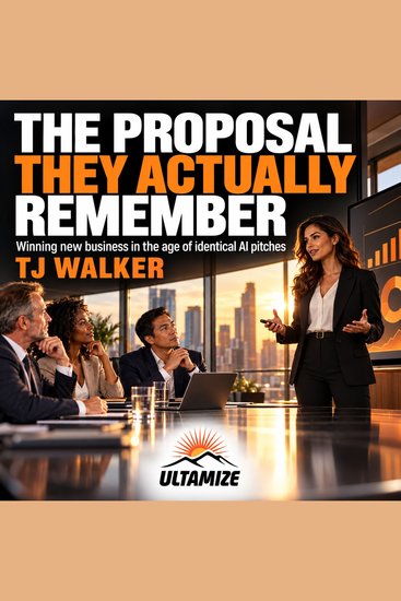 The Proposal They Actually Remember - Winning new business in the age of identical AI pitches - cover