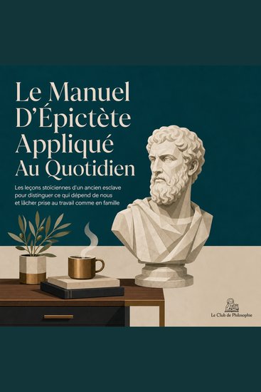 Le Manuel D'Épictète Appliqué Au Quotidien - Les Leçons Stoïciennes D'un Ancien Esclave Pour Distinguer Ce Qui Dépend De Nous Et Lâcher Prise Au Travail Comme En Famille - cover