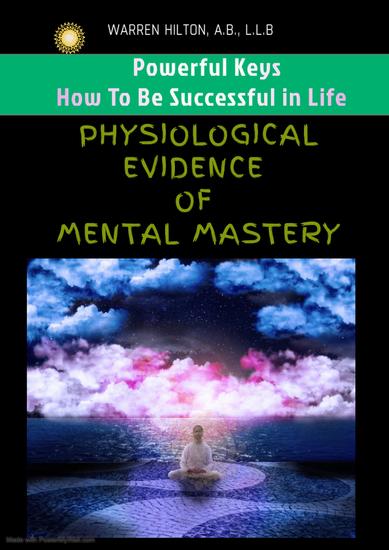 Physiological evidence of mental mastery - cover