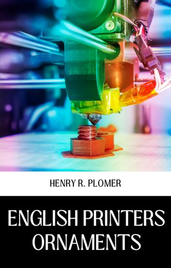 English printers ornaments - cover