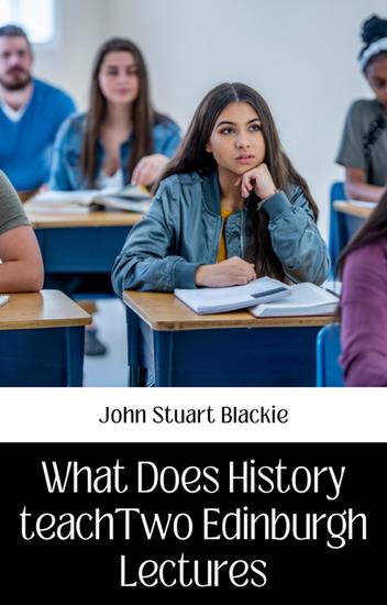 What does history teach two edinburgh lectures - cover