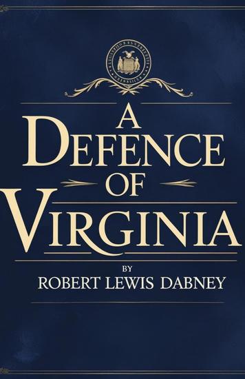 A Defence of Virginia - cover