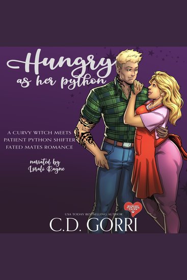 Hungry As Her Python - A Curvy Witch Meets Patient Python Shifter Fated Mates Romance - cover