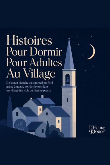 Histoires Pour Dormir Pour Adultes Au Village - De La Nuit Blanche Au Sommeil Profond Grâce À Quatre Soirées Lentes Dans Un Village Français Où Rien Ne Presse - cover