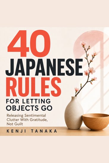 40 Japanese Rules for Letting Objects Go - Releasing Sentimental Clutter With Gratitude Not Guilt - cover