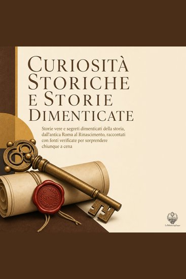 Curiosità Storiche E Storie Dimenticate - Storie Vere E Segreti Dimenticati Della Storia Dall'antica Roma Al Rinascimento Raccontati Con Fonti Verificate per Sorprendere Chiunque a Cena - cover