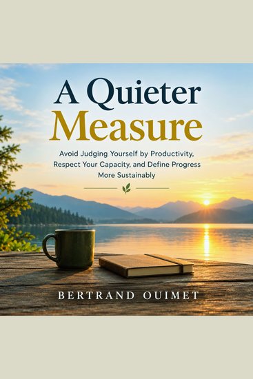 A Quieter Measure - Avoid Judging Yourself by Productivity Respect Your Capacity and Define Progress More Sustainably - cover
