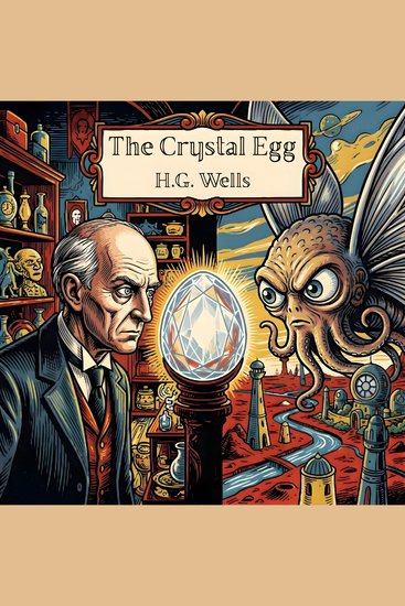 The Crystal Egg - HG Wells' renowned speculative science fiction story including an extra chapter on his depictions of Mars - cover