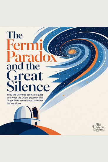 The Fermi Paradox and the Great Silence - Why the Universe Seems so Quiet and What the Drake Equation and Great Filter Reveal About Whether We Are Alone - cover