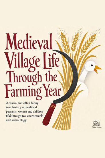 Medieval Village Life Through the Farming Year - A Warm and Often Funny True History of Medieval Peasants Women and Children Told Through Real Court Records and Archaeology - cover