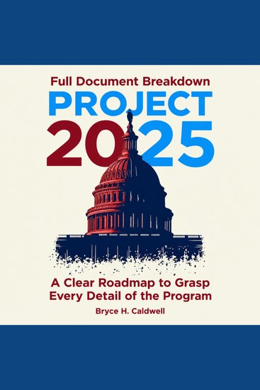 Project 2025 Full Document Breakdown - Comprehensive Analysis and Insights - cover
