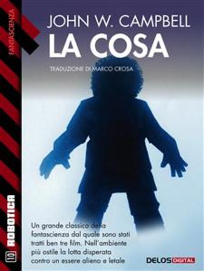 La cosa - La cosa 1 - cover