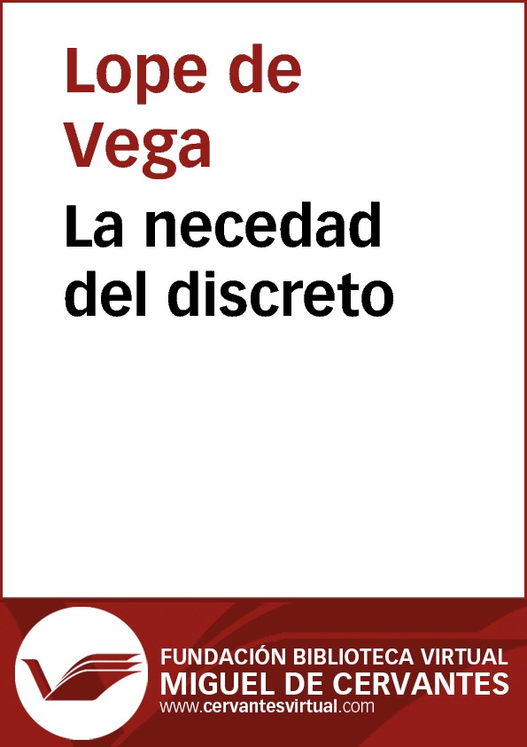 La necedad del discreto - cover