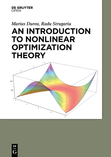 An Introduction to Nonlinear Optimization Theory - cover