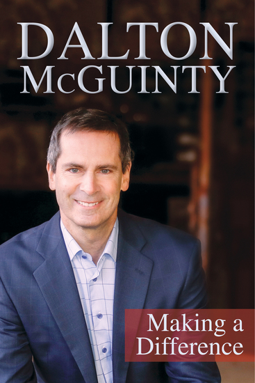 Dalton McGuinty - Making a Difference - cover