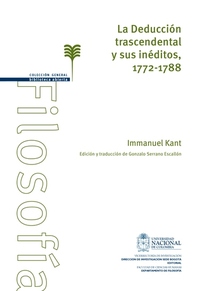 La Deducción trascendental y sus inéditos 1772-1788