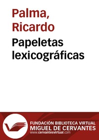 Papeletas lexicográficas